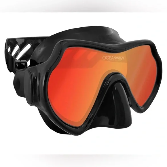 Oceanways-HD Tempered Snorkel Mask - Picture 1 of 6